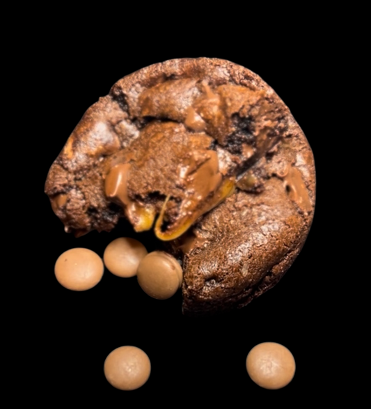 Double Chocolate Caramel Cookies (Half Dozen)